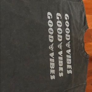 Brandy Melville good vibes t shirt